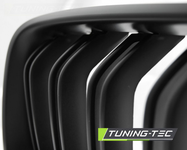 Upgrade Sportgrill Nieren für BMW 3er F30/F31 Limousine/Touring 11-18 matt schwarz in Doppelsteg Design